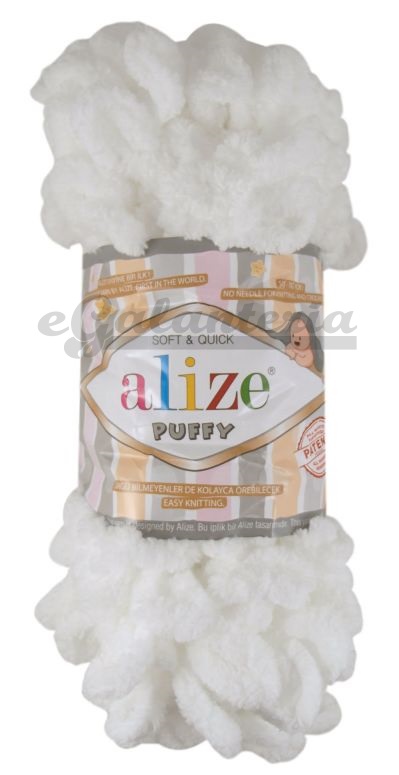 Alize Puffy 55 - biela