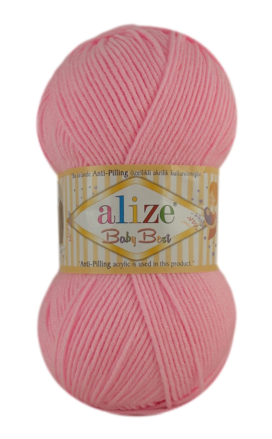Alize Baby Best 191 - ružová