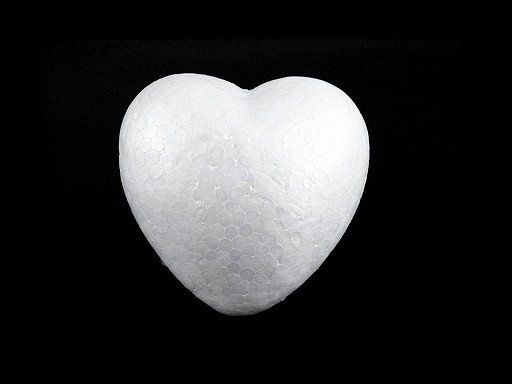 Srdce polystyrén 10 cm
