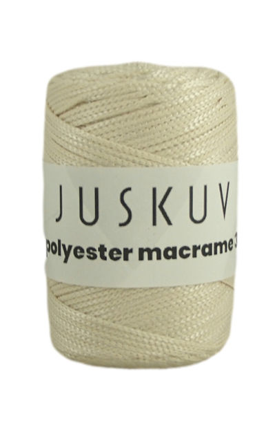 Polyester macrame Juskuv 40 - maslová