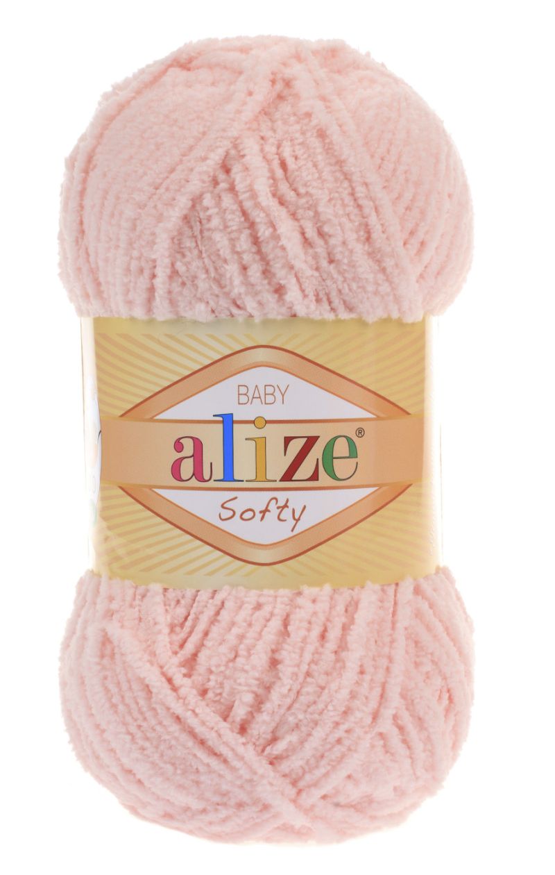 Alize Softy 340 - púdrová ružová