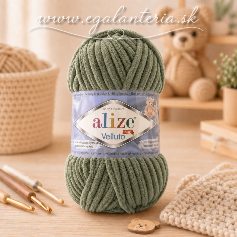 Alize Velluto 03 - khaki