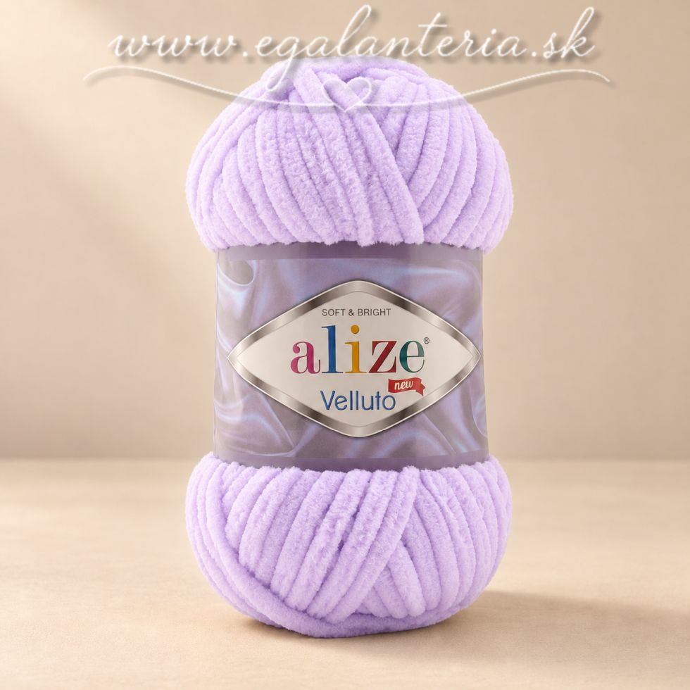 Alize Velluto 27 - fialová