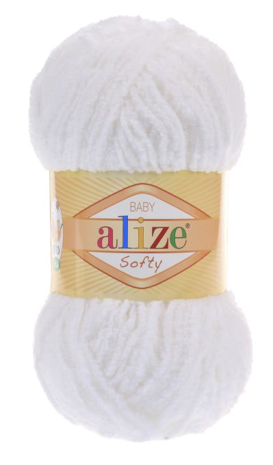 Alize Softy 55 - biela