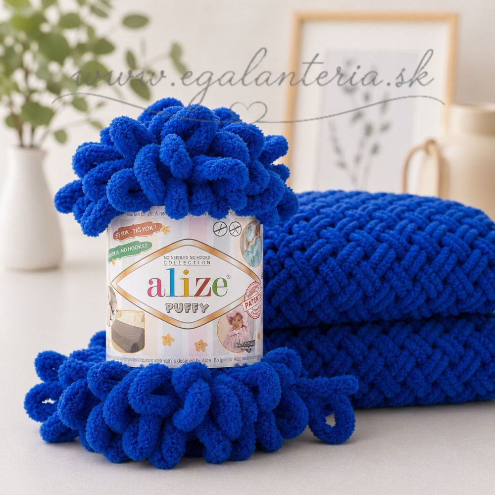 Alize Puffy 141 - kráľovská modrá