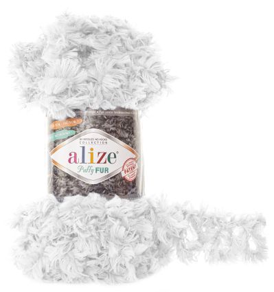 Alize Puffy Fur 6100 - biela