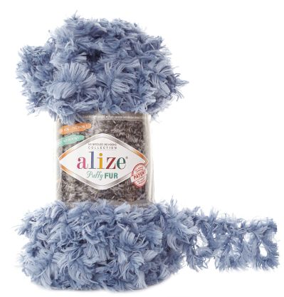 Alize Puffy Fur 6106 - svetlá modrá