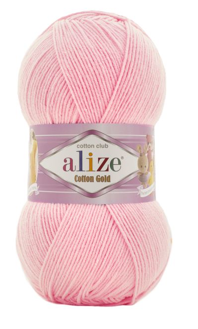 Alize Cotton Gold 518 - baby ružová