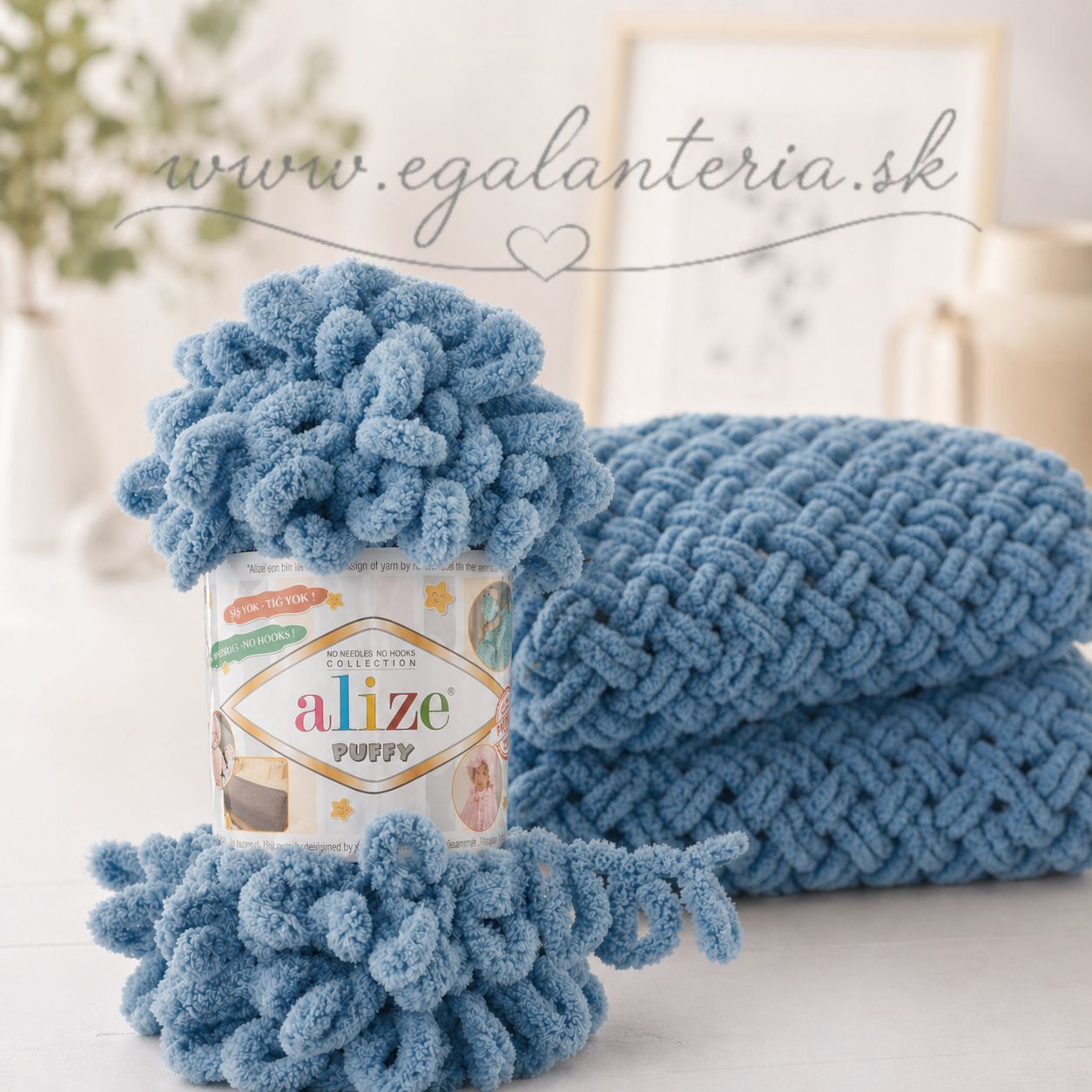 Alize Puffy 280 - stredná modrá
