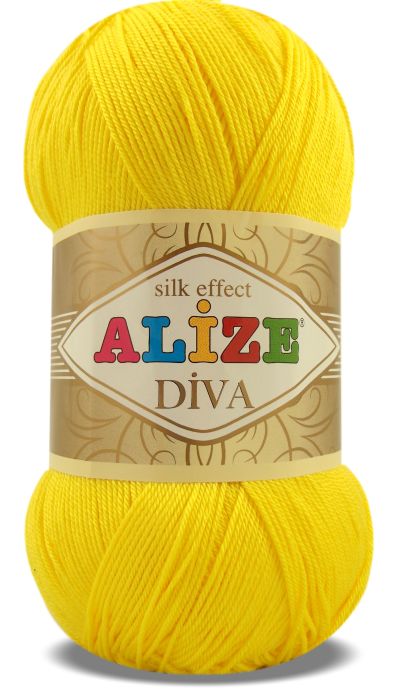 Alize Diva 110 - žltá