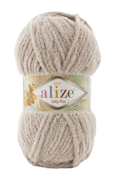Alize Softy Plus 115 - svetlohnedá