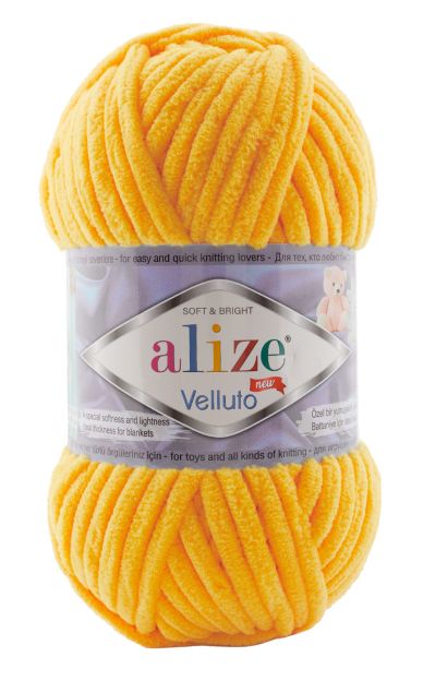 Alize Velluto 216 - žltá