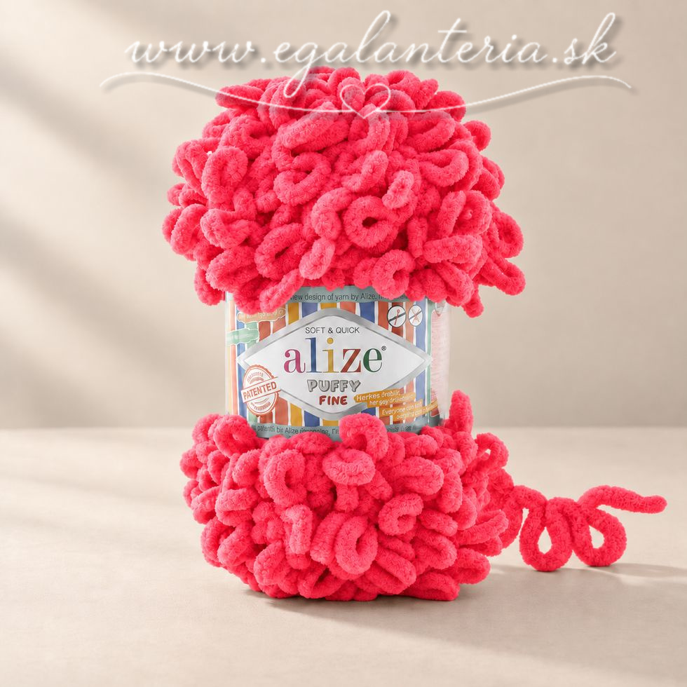 Alize Puffy Fine 560 - sýta koralová