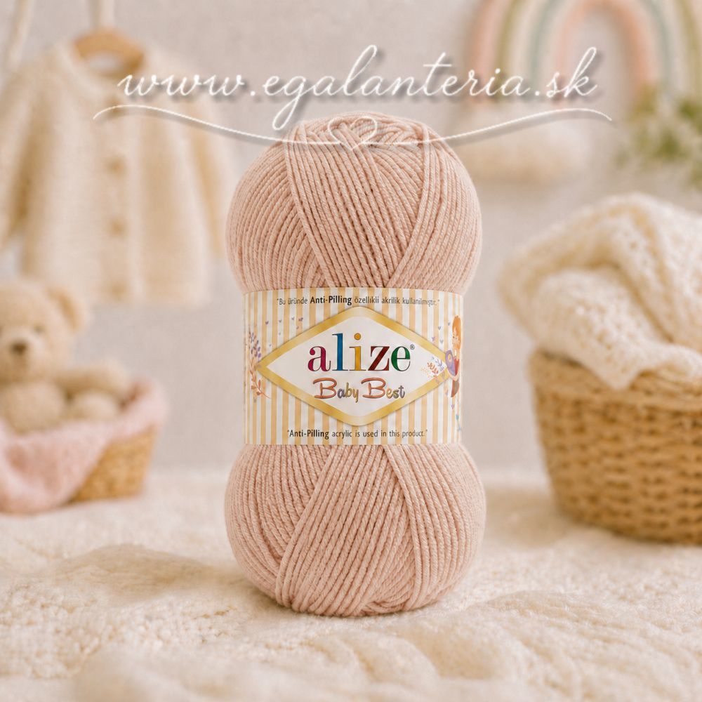 Alize Baby Best 506 - svetlá staroružová