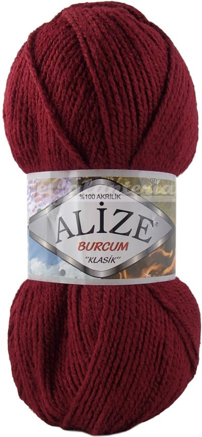 Alize Burcum Klasik 57 - bordová