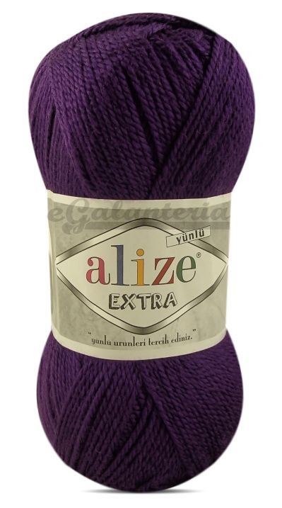 Alize Extra 74 - tmavá fialová