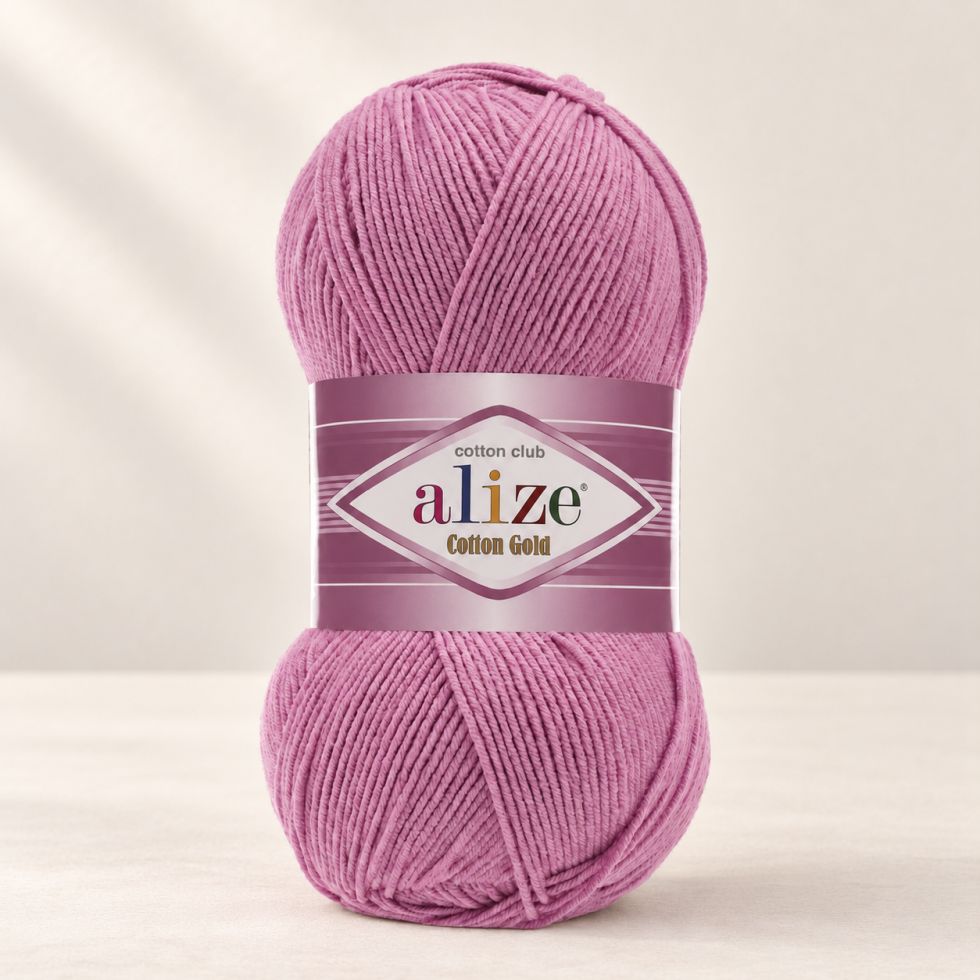 Alize Cotton Gold 98 - tmavá ružová