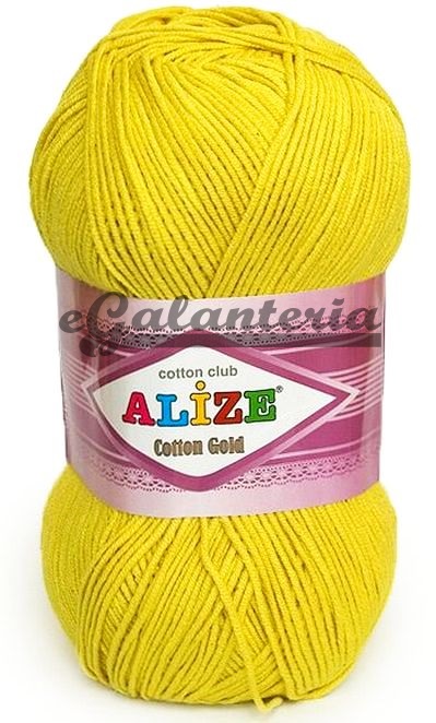 Alize Cotton Gold 110 - svetlá žltá