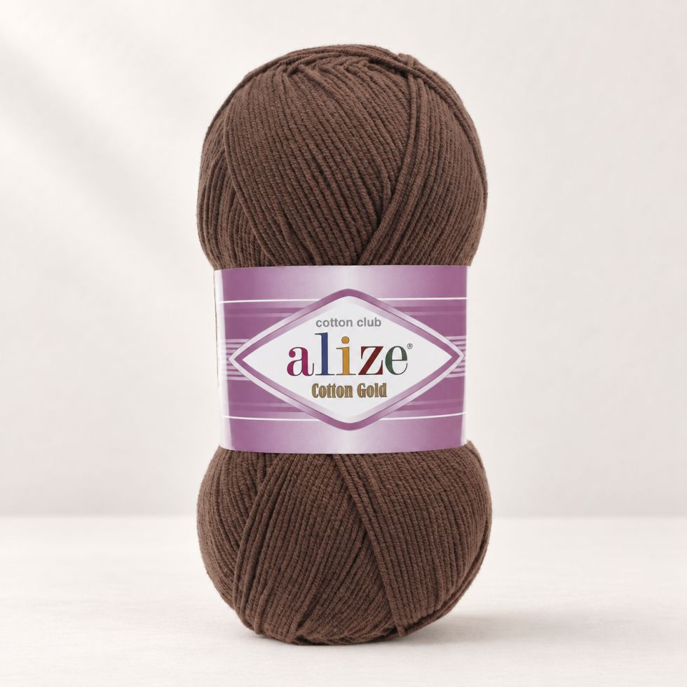 Alize Cotton Gold 493 - tmavá hnedá