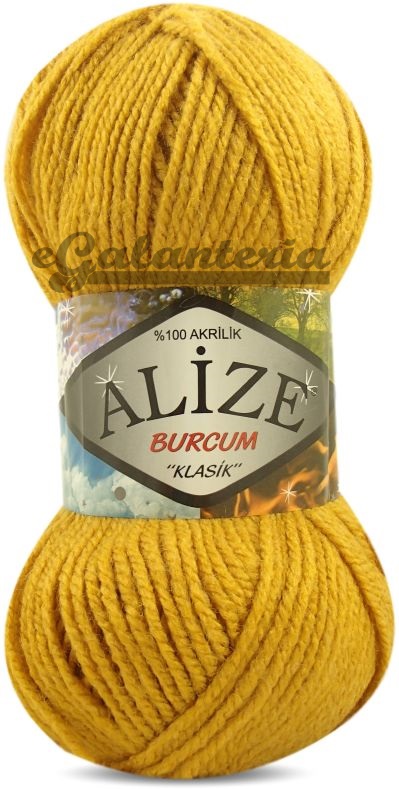 Alize Burcum Klasik 02 - horčicová