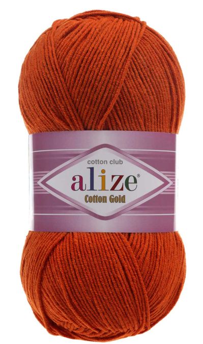 Alize Cotton Gold 36 - tehlová