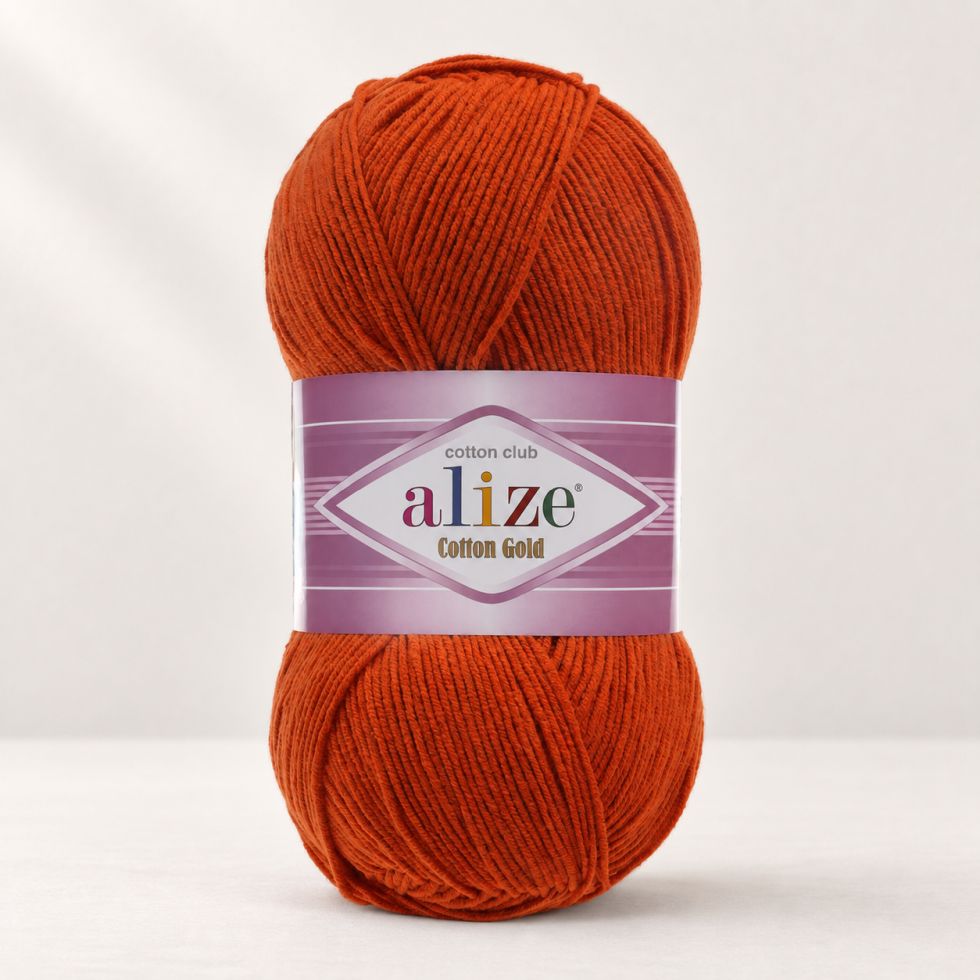 Alize Cotton Gold 36 - tehlová