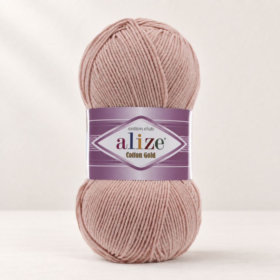 Alize Cotton Gold 161 - púdrová ružová