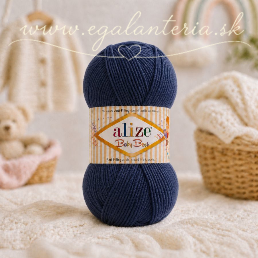 Alize Baby Best 58 - tmavá modrá