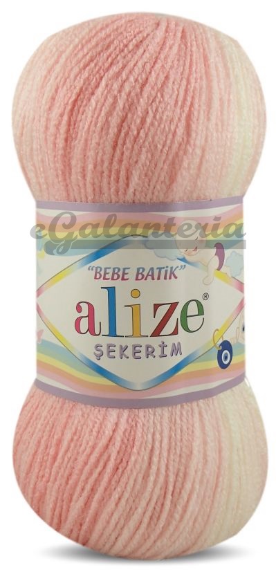 Sekerim Bebe Batik 6319 - ružová a biela
