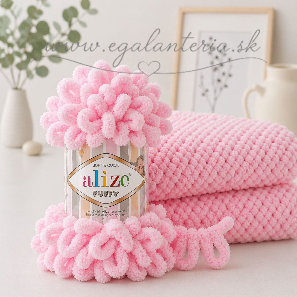 Alize Puffy 31 - svetlá ružová