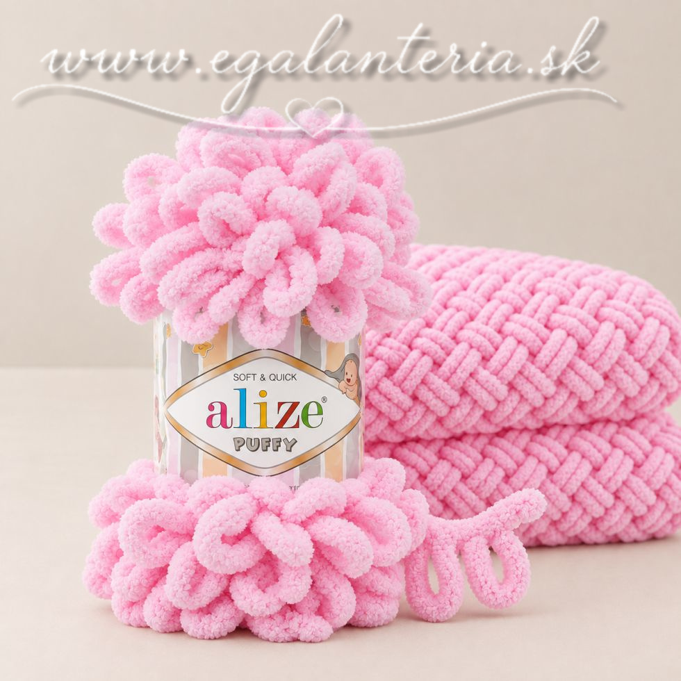 Alize Puffy 31 - svetlá ružová