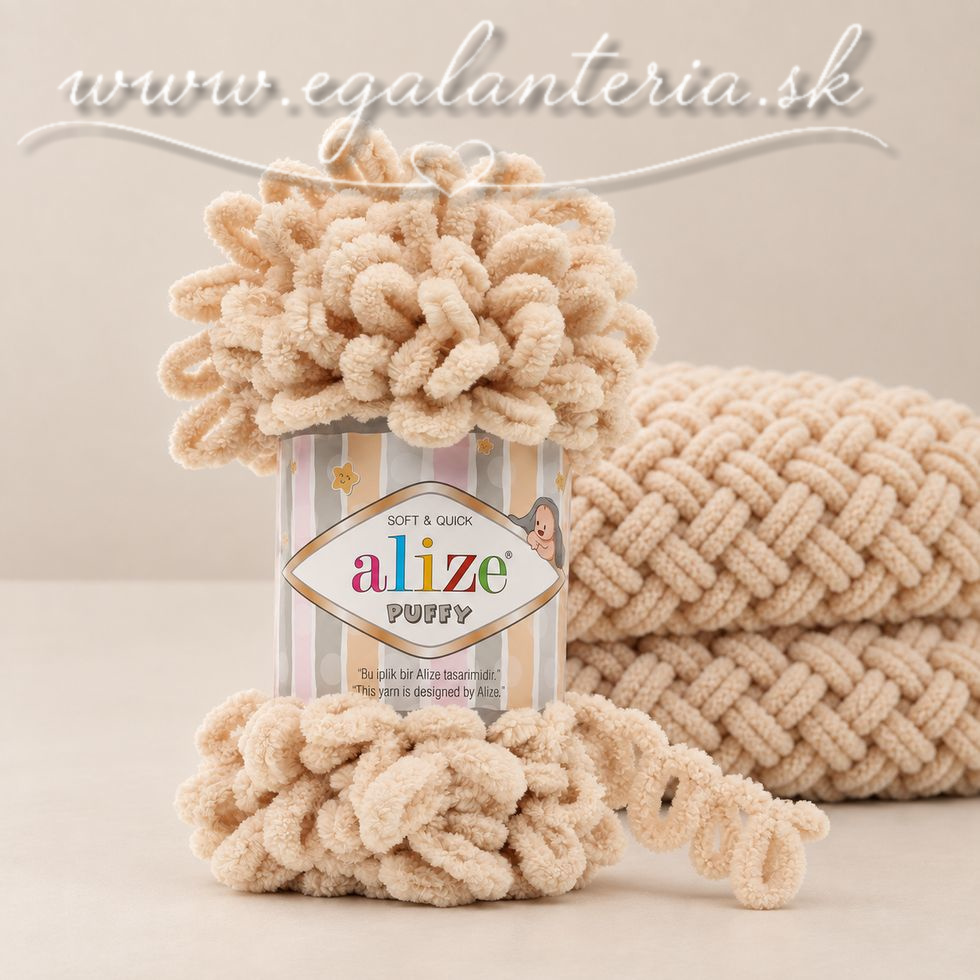 Alize Puffy 310 - béžová