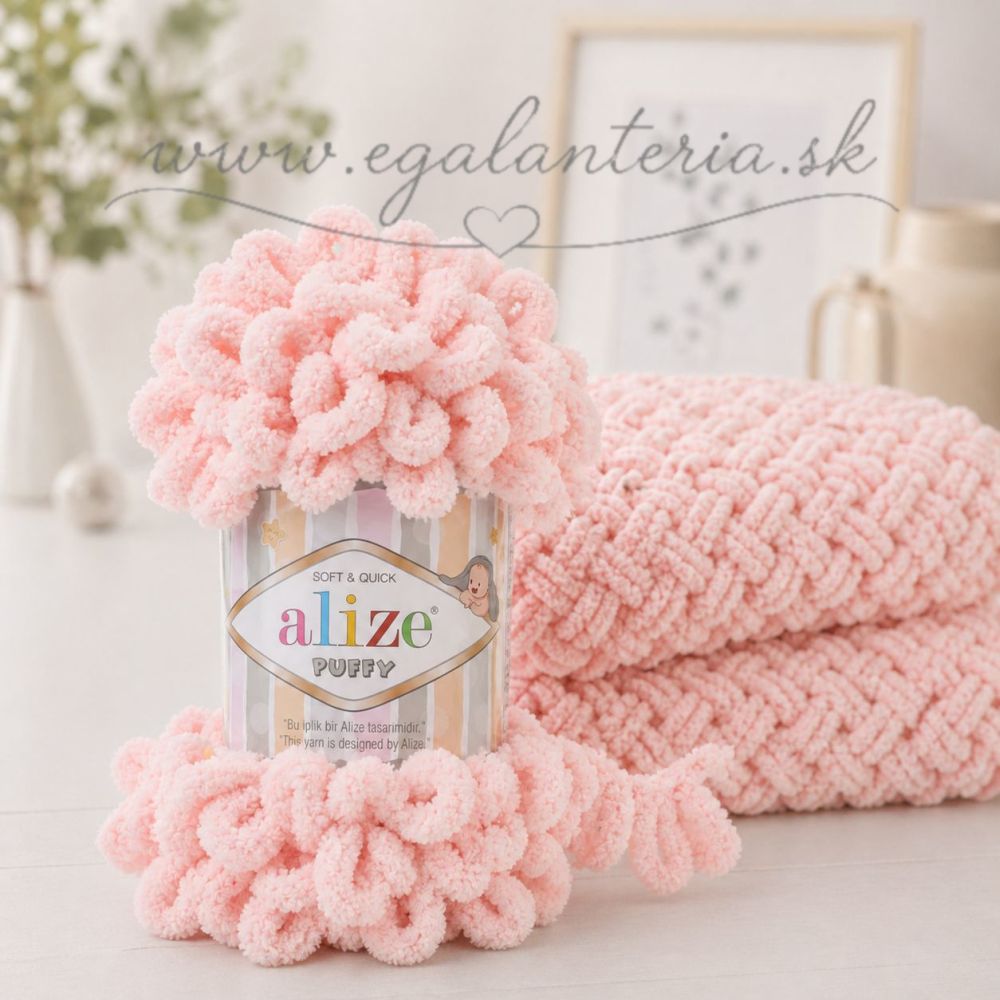 Alize Puffy 340 - lososová