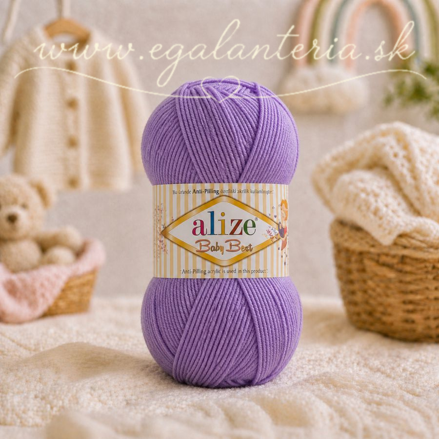 Alize Baby Best 43 - levendula fialová