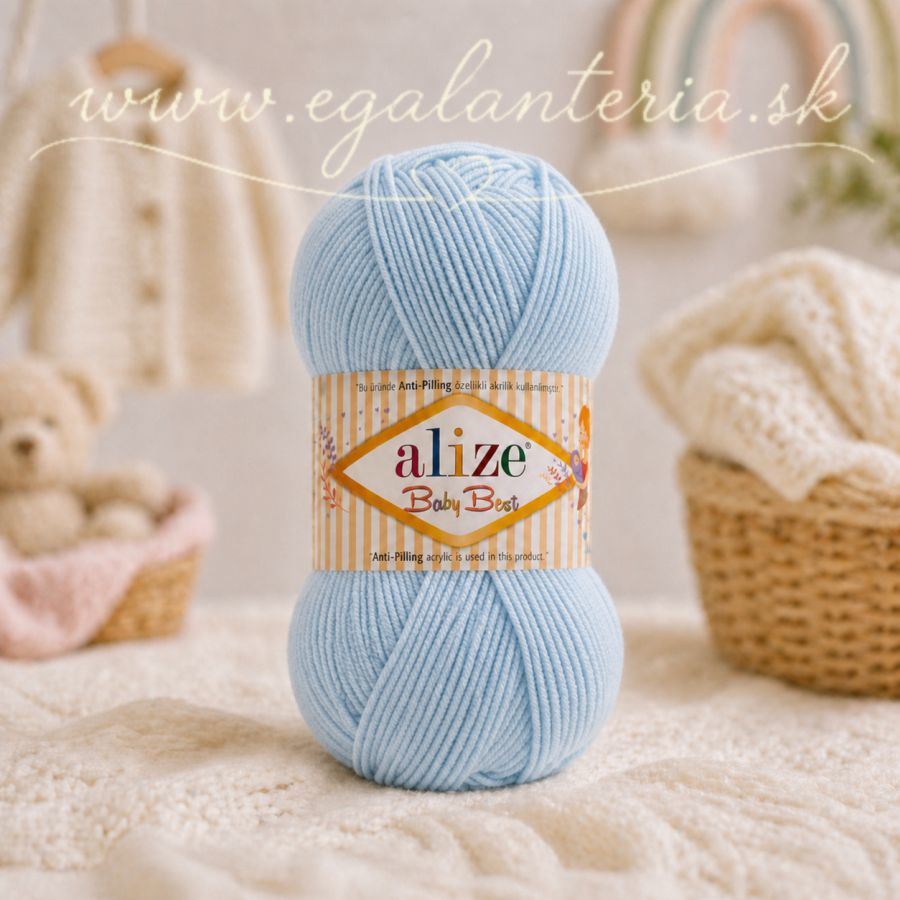 Alize Baby Best 40 - svetlá modrá