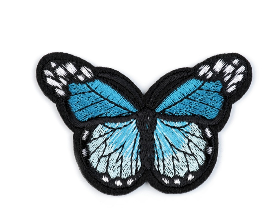 Nažehlovačka - motýľ tyrkysový