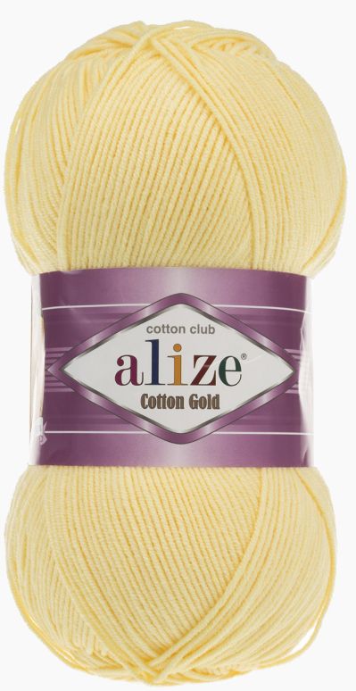 Alize Cotton Gold 187 - svetlá žltá