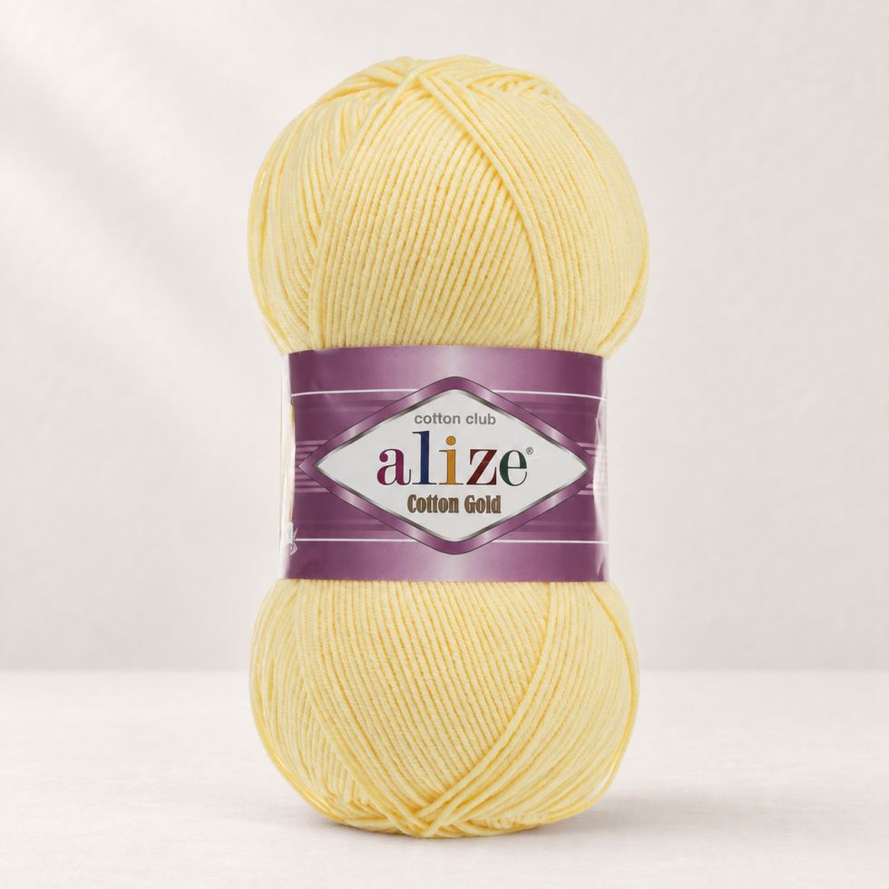 Alize Cotton Gold 187 - svetlá žltá