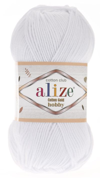 Alize Cotton Hobby 55 - biela