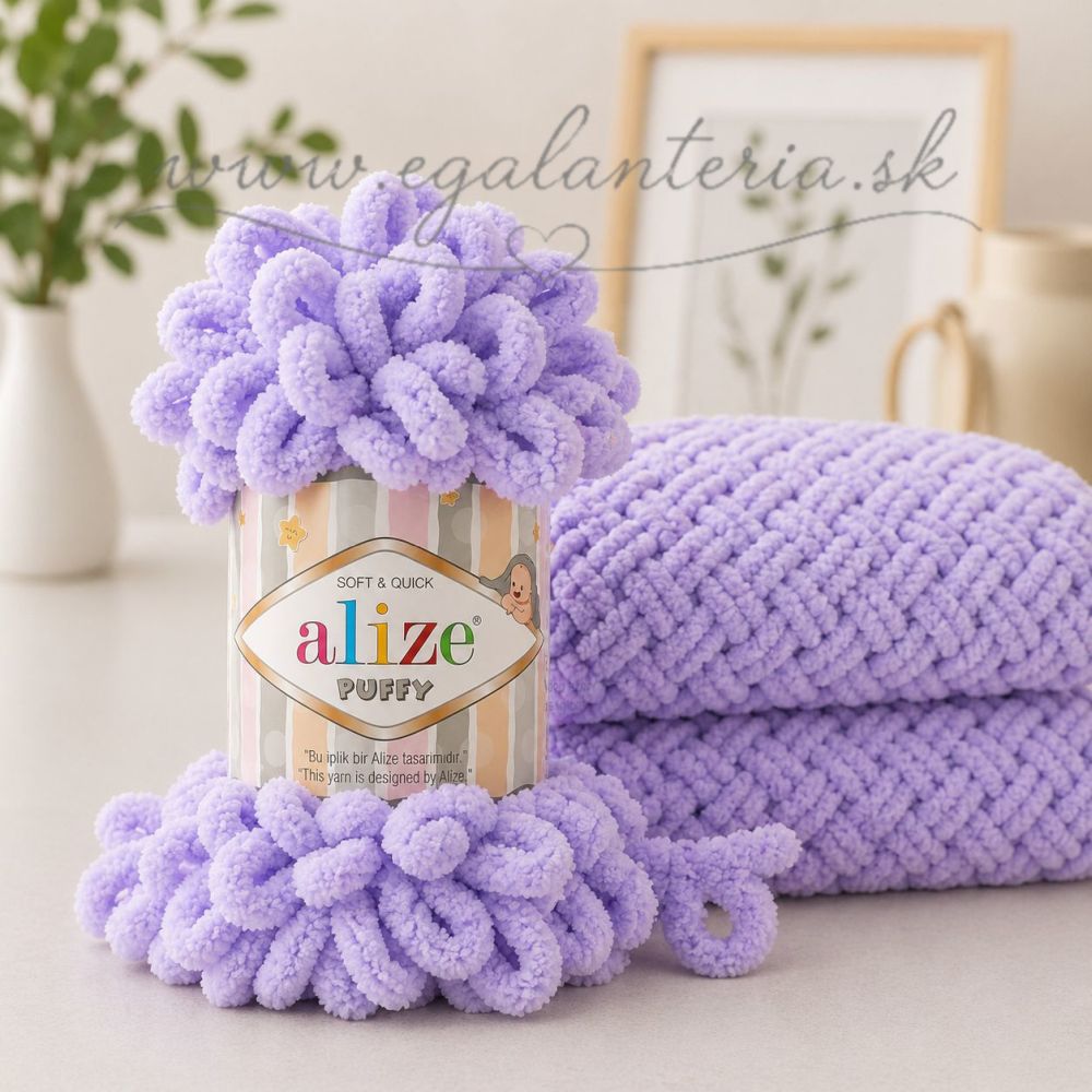 Alize Puffy 146 - levanduľa