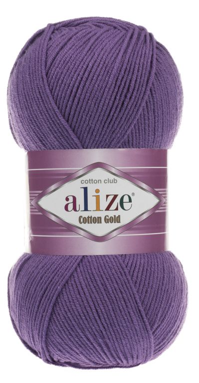 Alize Cotton Gold 44 - tmavá fialová