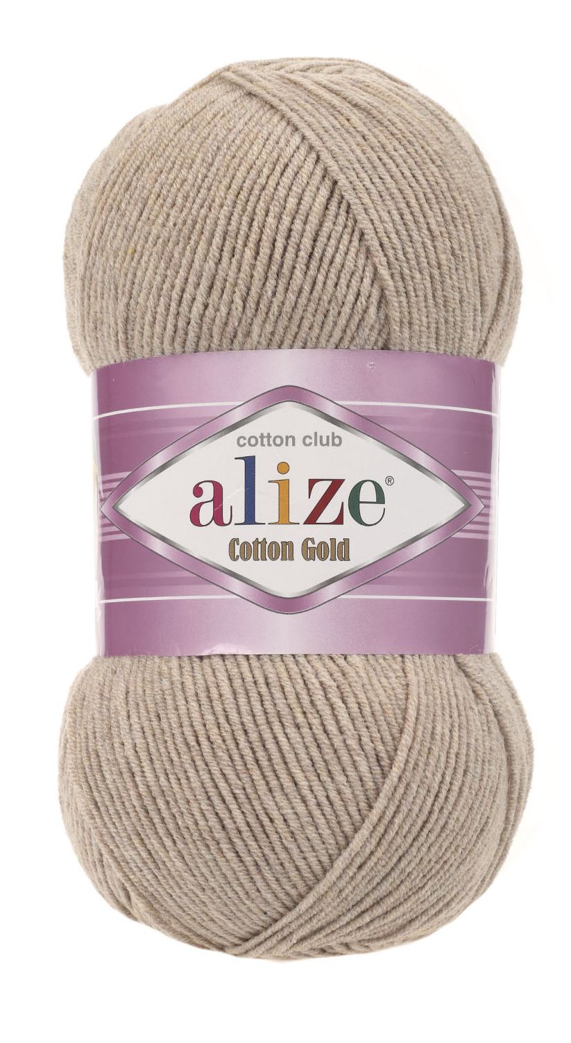 Alize Cotton Gold 152 - béžová melange