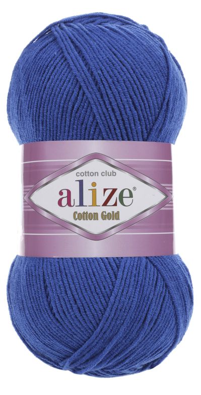 Alize Cotton Gold 141 - kráľovská modrá