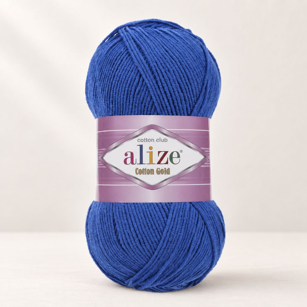 Alize Cotton Gold 141 - kráľovská modrá
