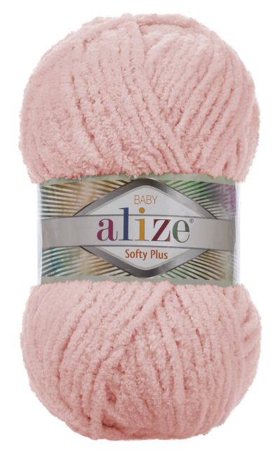 Alize Softy Plus 340 - detská ružová