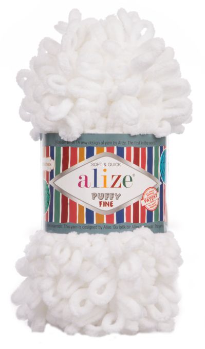 Alize Puffy FINE 55 - biela