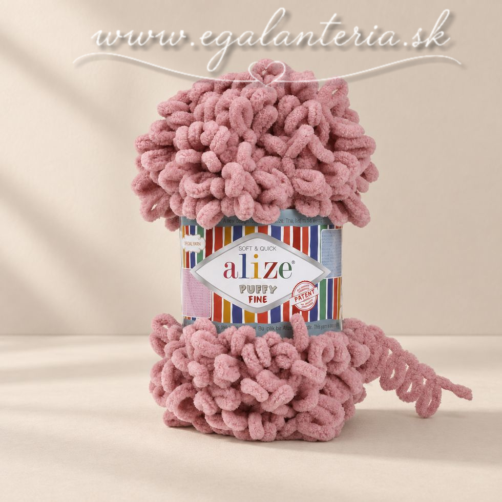 Alize Puffy Fine 295 - staroružová