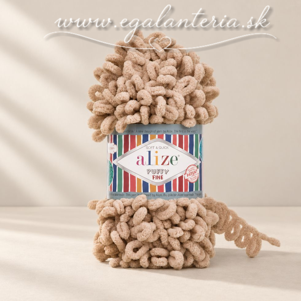 Alize Puffy Fine 415 - piesková