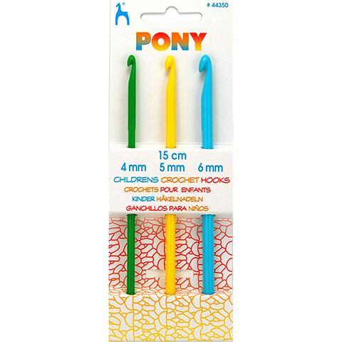 Sada detských háčikov 4, 5, 6 mm