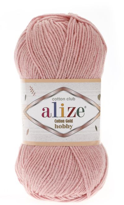 Alize Cotton Gold Hobby 393 - svetlá ružová